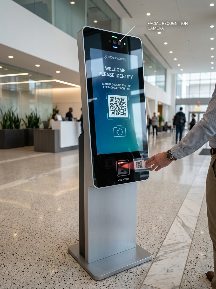 Self service kiosk face access on RK3566